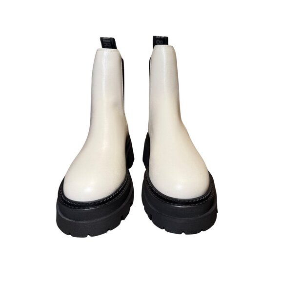 Zadig & Voltaire Ride Chelsea Boot White NEW - Picture 4 of 16